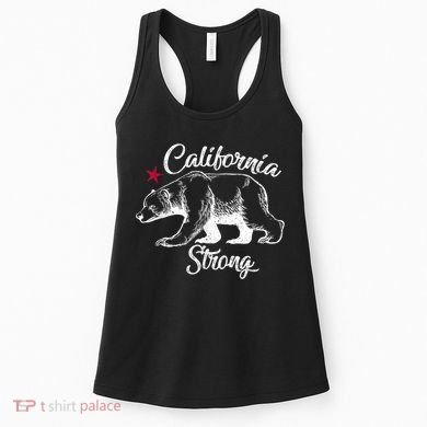California Strong Grizzly Bear Women's Tank Top