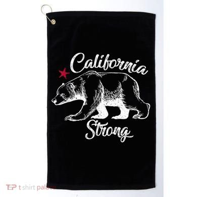 California Strong Grizzly Bear Golf Towel