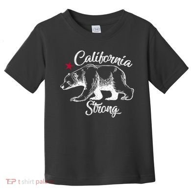 California Strong Grizzly Bear Toddler T-Shirt