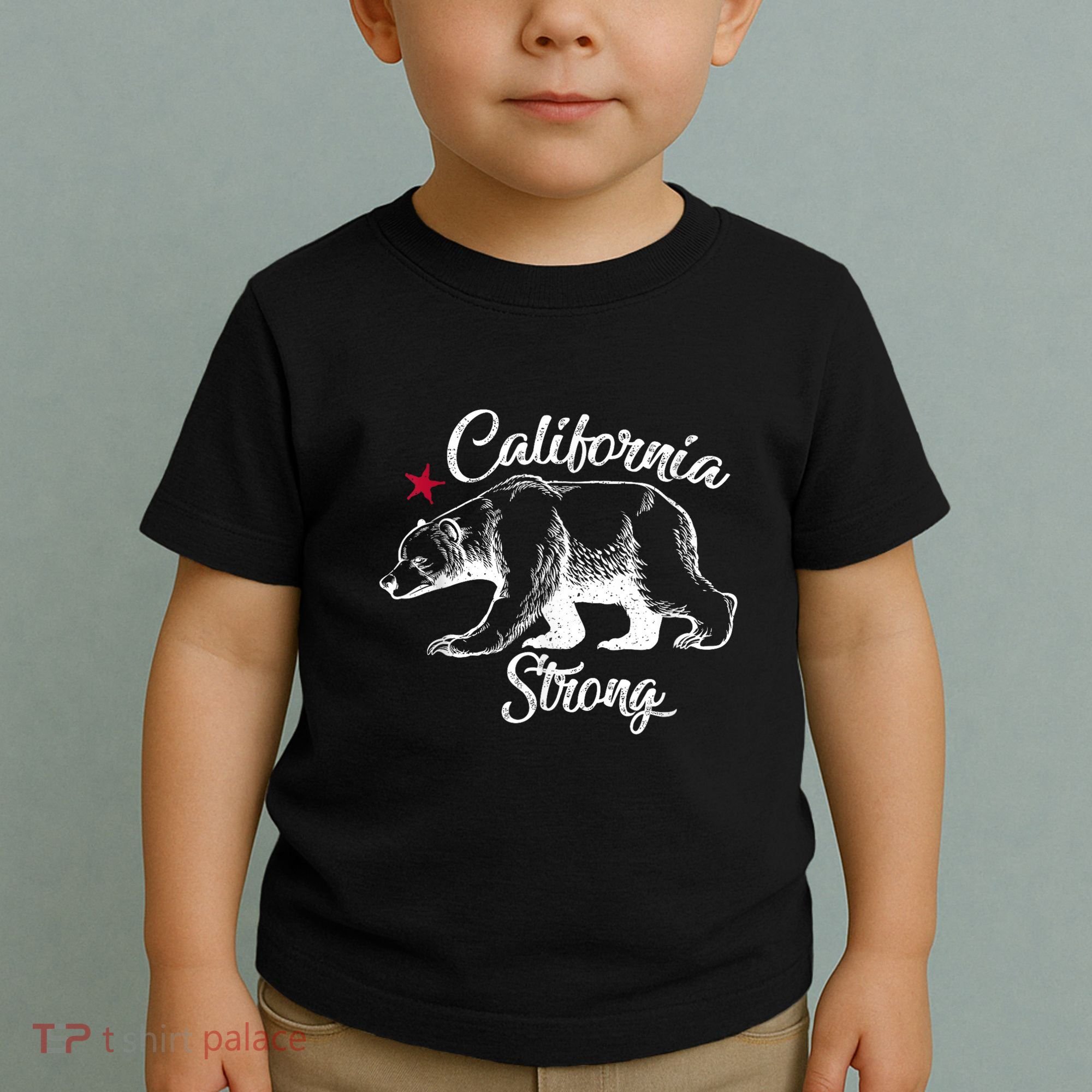 California Strong Grizzly Bear Toddler T-Shirt