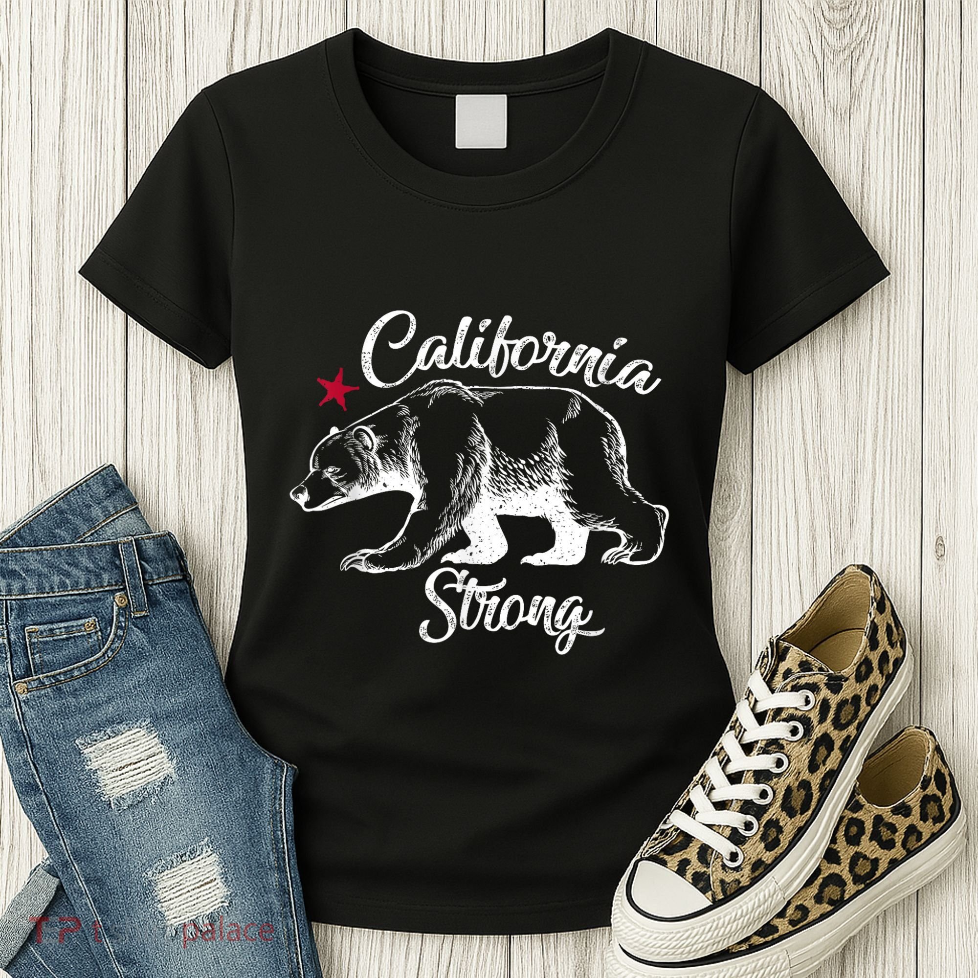 California Strong Grizzly Bear Women's T-Shirt
