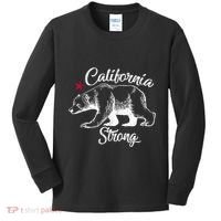 California Strong Grizzly Bear Kids Long Sleeve Shirt thumb 0