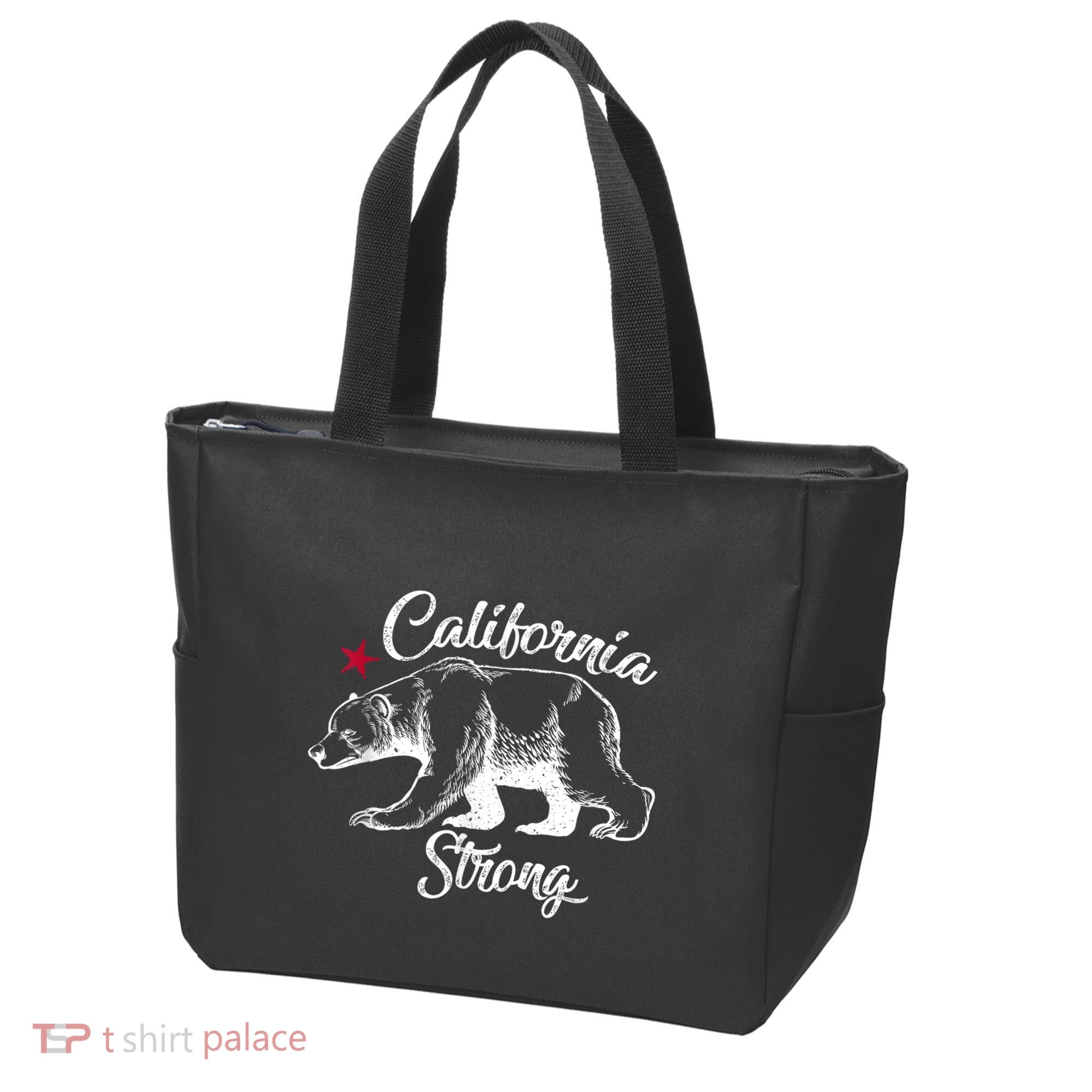 California Strong Grizzly Bear Tote Bag