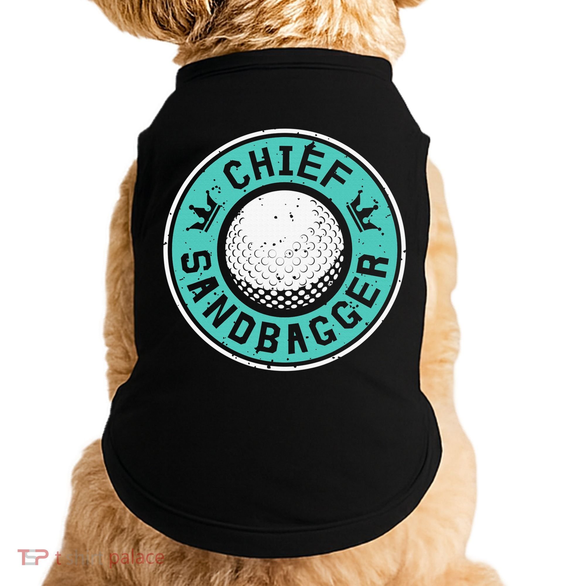 Chief Sandbagger Gag Funny Golf Team Gift Doggie Tank
