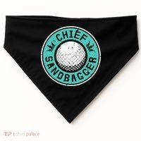 Chief Sandbagger Gag Funny Golf Team Gift USA-Made Doggie Bandana thumb 0