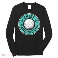 Chief Sandbagger Gag Funny Golf Team Gift Long Sleeve Shirt thumb 0