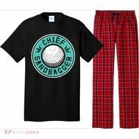 Chief Sandbagger Gag Funny Golf Team Gift Pajama Set thumb 0
