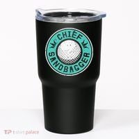 Chief Sandbagger Gag Funny Golf Team Gift Tumbler thumb 0