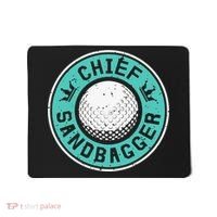 Chief Sandbagger Gag Funny Golf Team Gift Mousepad thumb 0