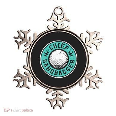 Chief Sandbagger Gag Funny Golf Team Gift Ornament