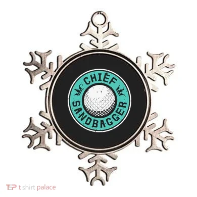 Chief Sandbagger Gag Funny Golf Team Gift Ornament