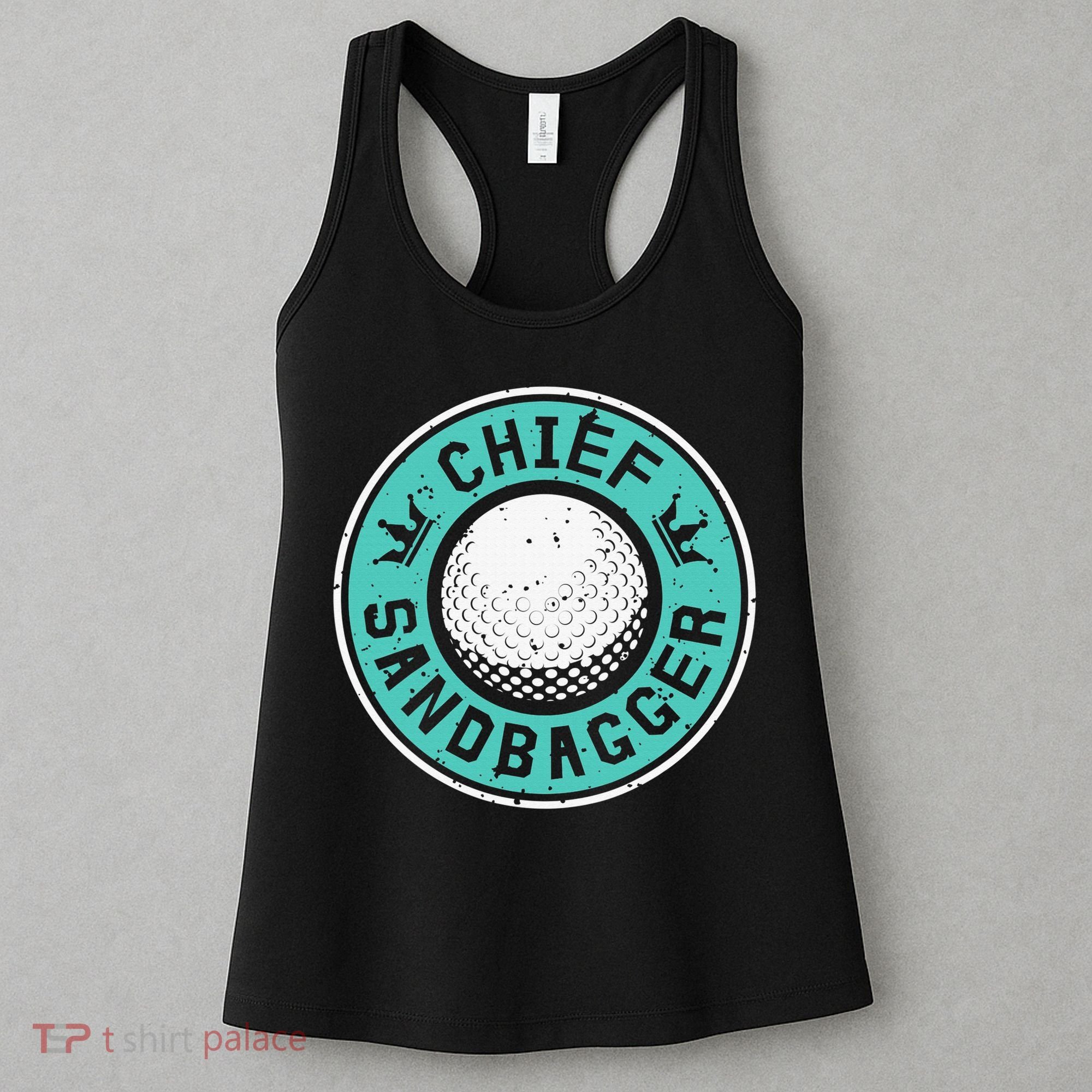 Chief Sandbagger Gag Funny Golf Team Gift Women's Tank Top