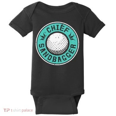 Chief Sandbagger Gag Funny Golf Team Gift Baby Bodysuit