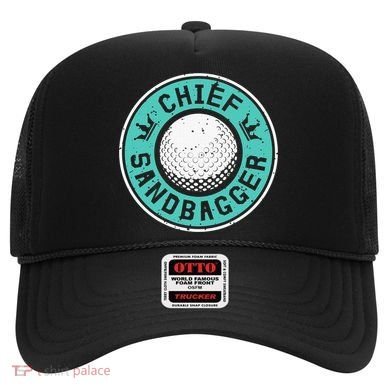 Chief Sandbagger Gag Funny Golf Team Gift Hat