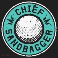 Chief Sandbagger Gag Funny Golf Team Gift Hat thumb 2