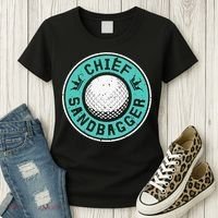 Chief Sandbagger Gag Funny Golf Team Gift Women's T-Shirt thumb 3