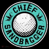 Chief Sandbagger Gag Funny Golf Team Gift Kids T-Shirt thumb 4
