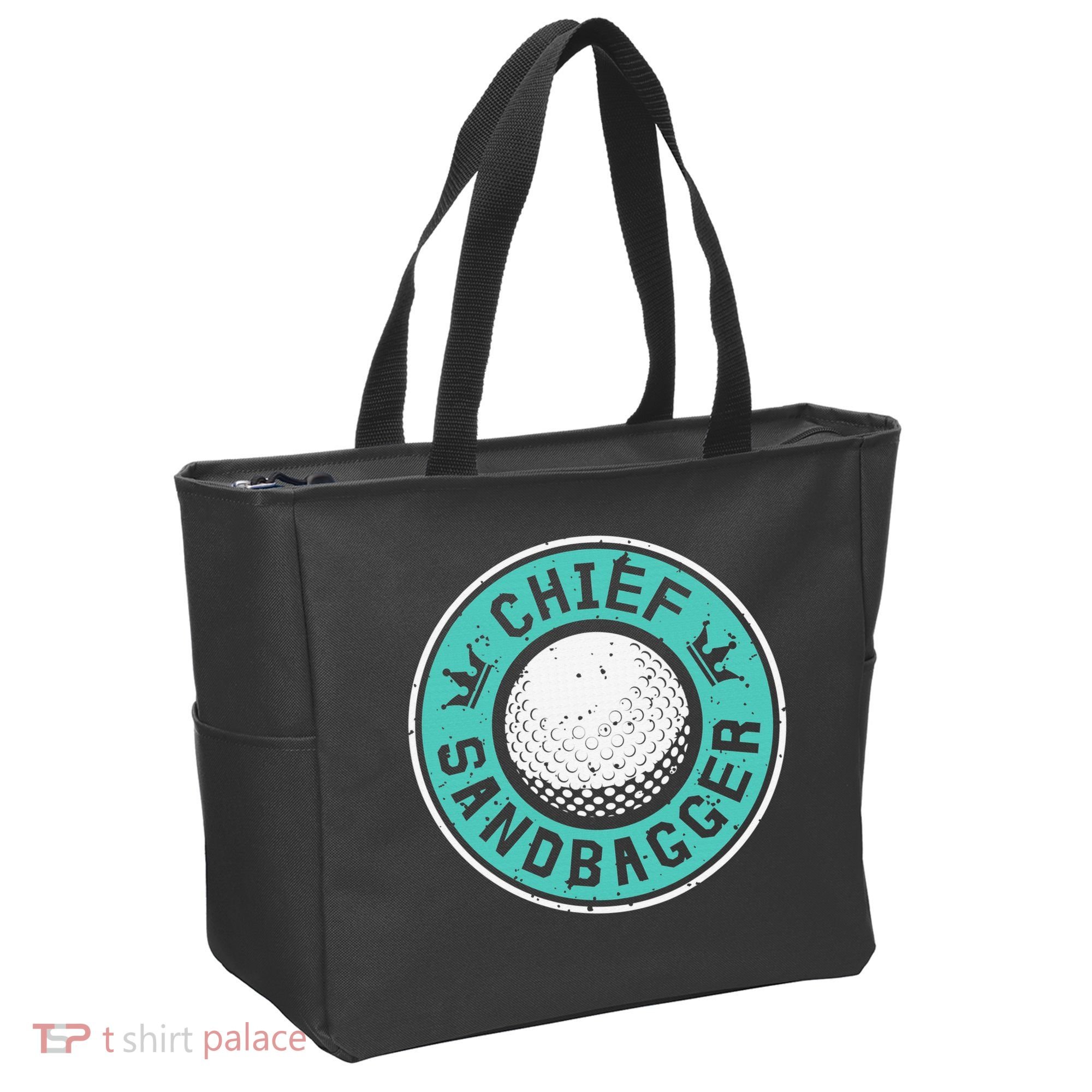 Chief Sandbagger Gag Funny Golf Team Gift Tote Bag