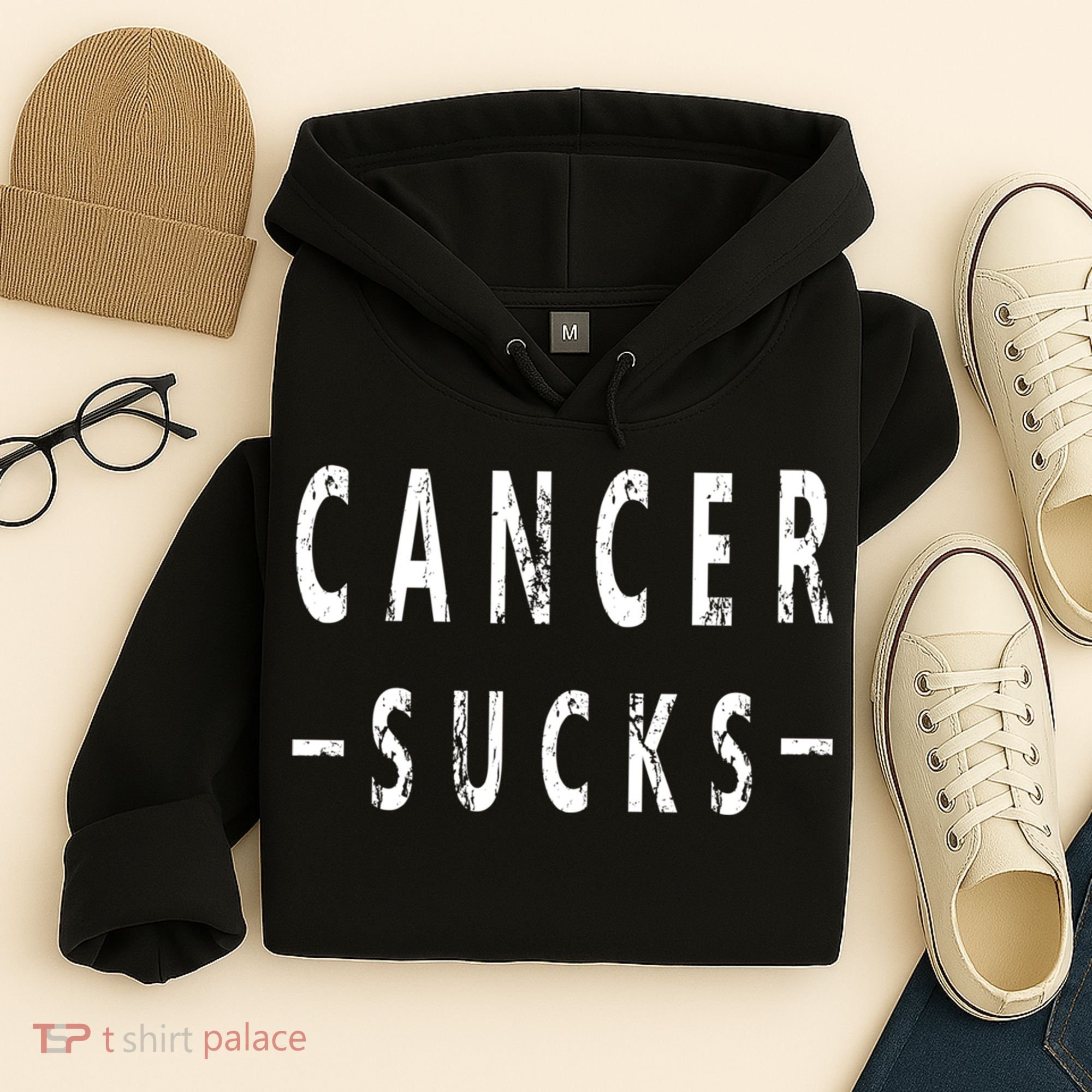 Cancer Sucks Gift Hooded Cancer Gift Hoodie
