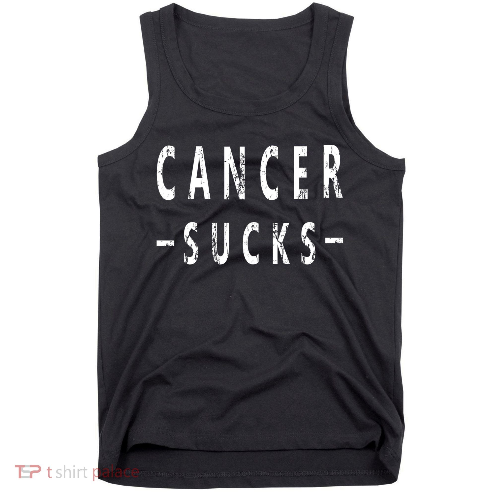 Cancer Sucks Gift Hooded Cancer Gift Tank Top