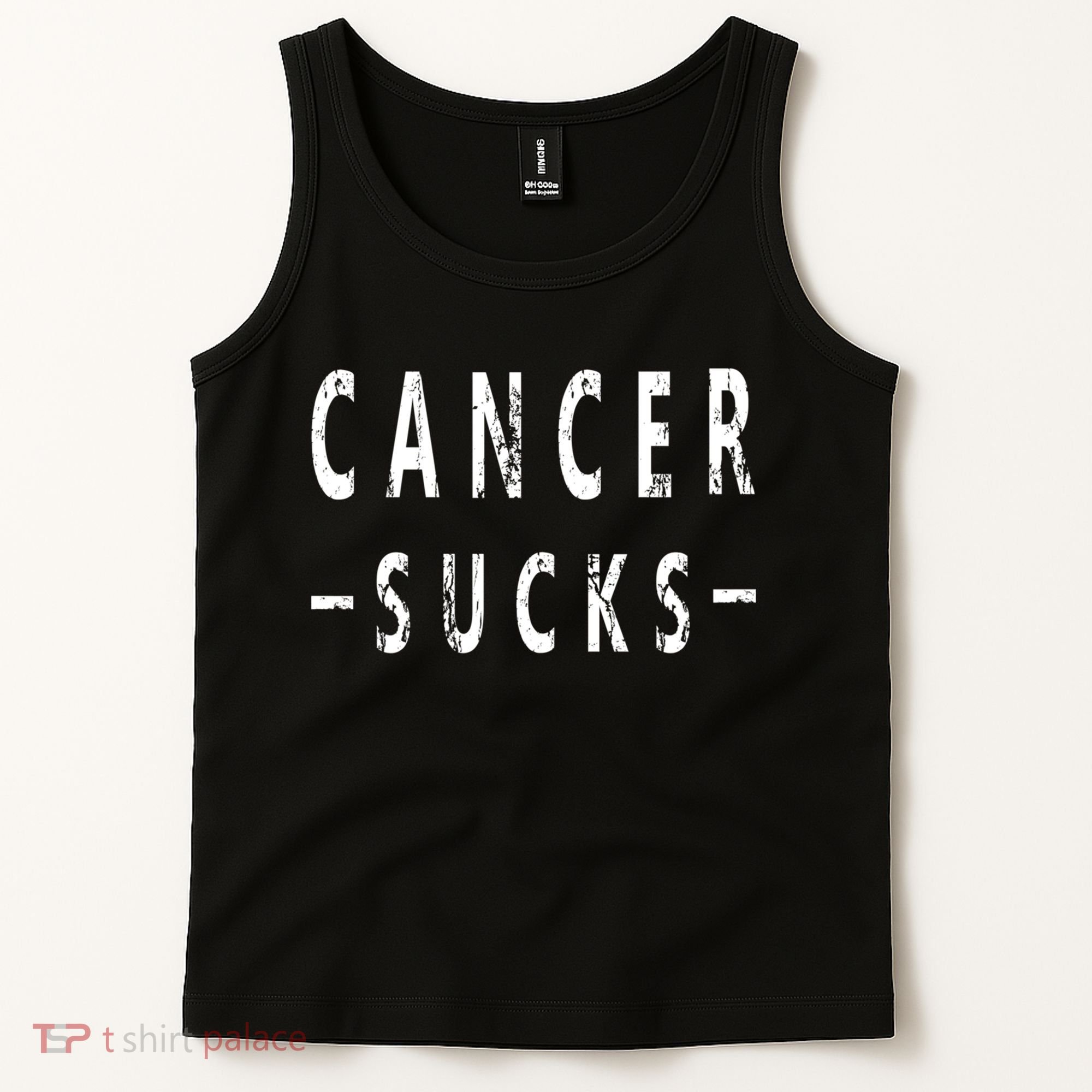 Cancer Sucks Gift Hooded Cancer Gift Tank Top