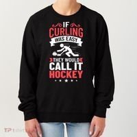Curling Sport Game Curler Player Stones Broom Curl Gift Women's Sweatshirt thumb 0