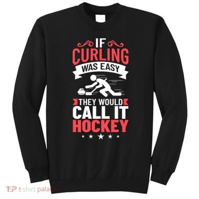 Curling Sport Game Curler Player Stones Broom Curl Gift Sweatshirt