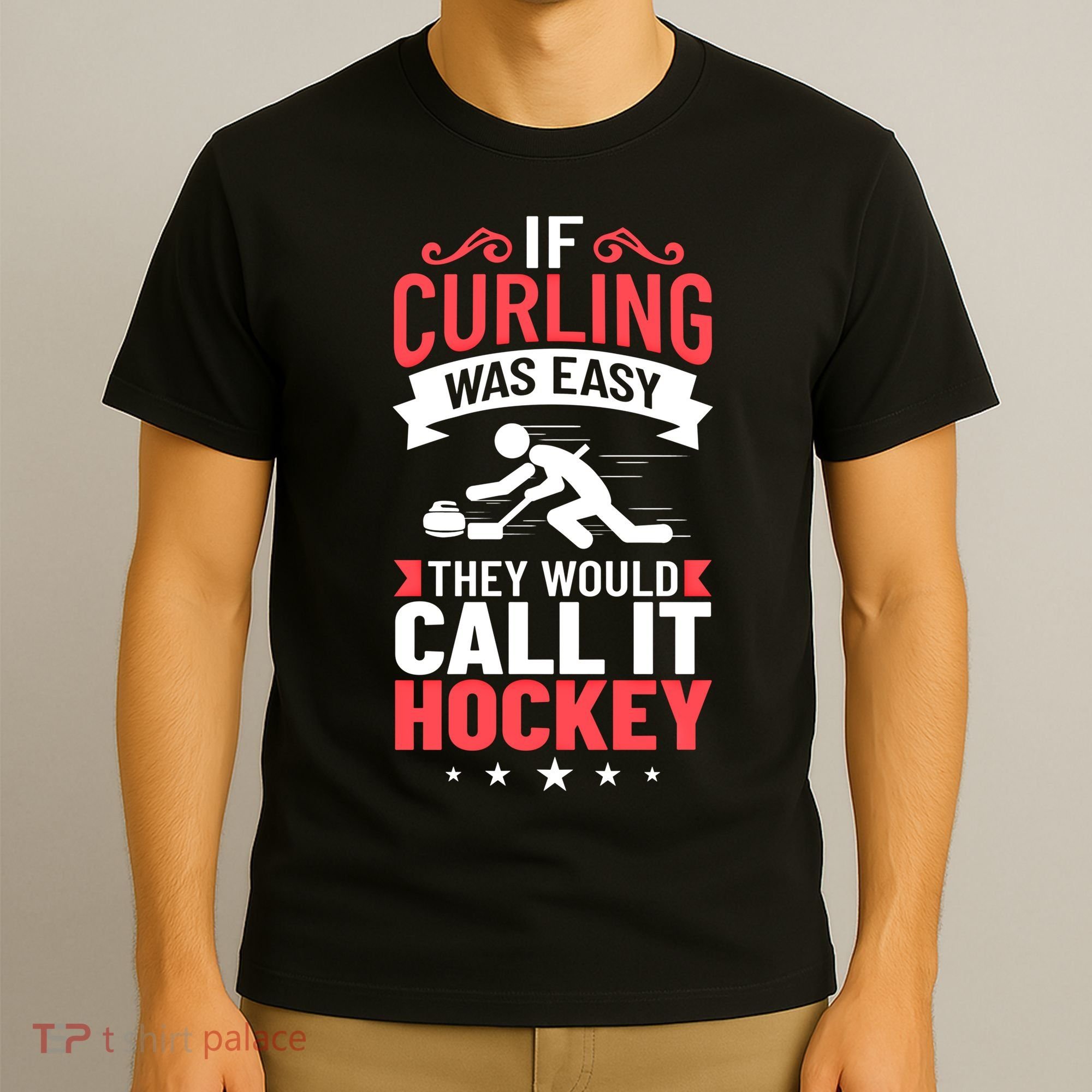 Curling Sport Game Curler Player Stones Broom Curl Gift T-Shirt