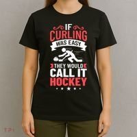 Curling Sport Game Curler Player Stones Broom Curl Gift T-Shirt thumb 4