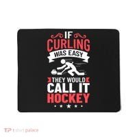 Curling Sport Game Curler Player Stones Broom Curl Gift Mousepad thumb 0