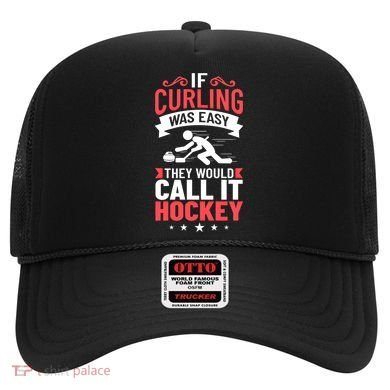 Curling Sport Game Curler Player Stones Broom Curl Gift Hat