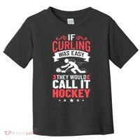 Curling Sport Game Curler Player Stones Broom Curl Gift Toddler T-Shirt thumb 0