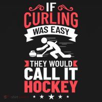 Curling Sport Game Curler Player Stones Broom Curl Gift Women's T-Shirt thumb 6