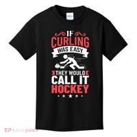 Curling Sport Game Curler Player Stones Broom Curl Gift Kids T-Shirt thumb 0
