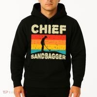 Chief Sandbagger Gag Golf Hoodie thumb 2