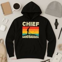 Chief Sandbagger Gag Golf Hoodie thumb 3