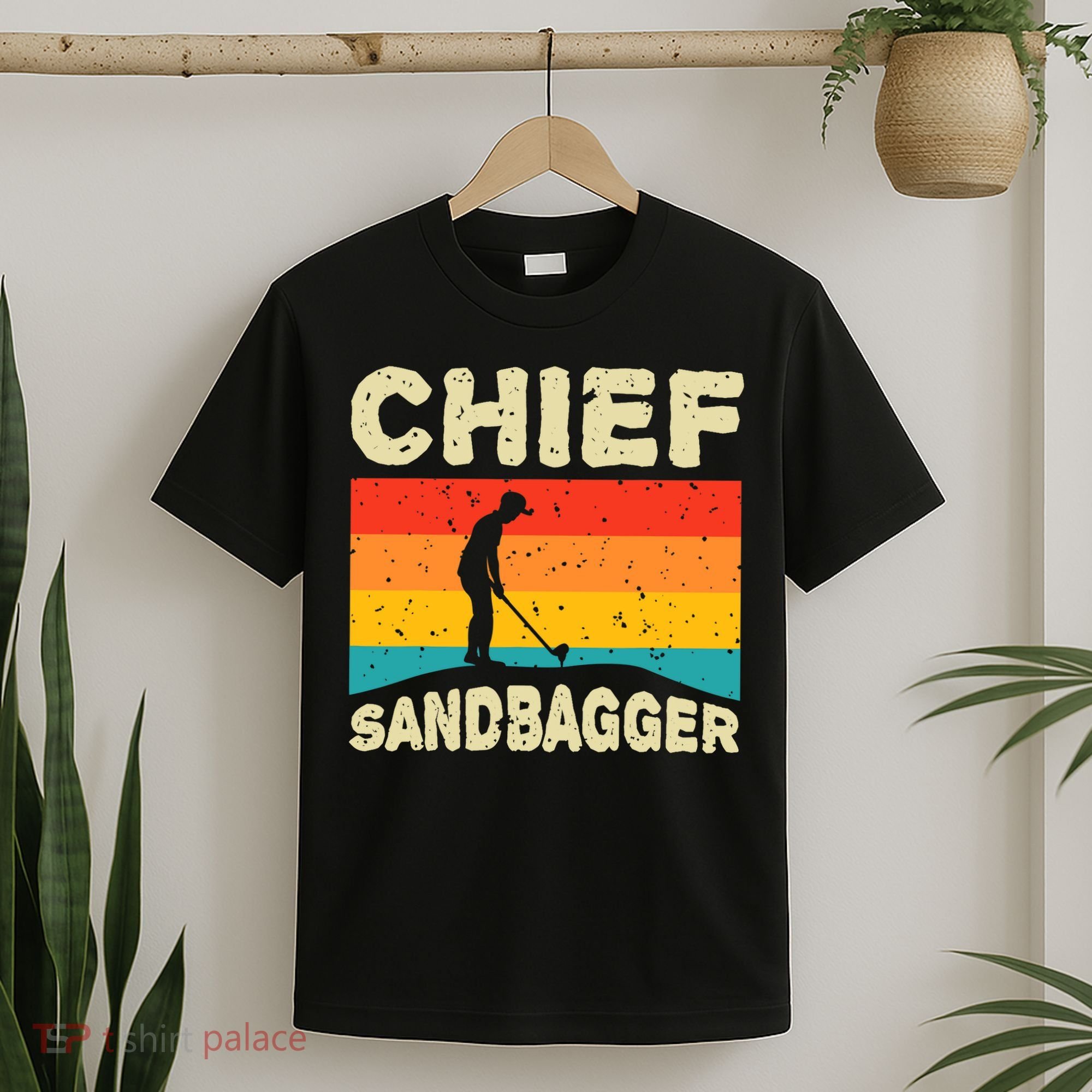 Chief Sandbagger Gag Golf T-Shirt