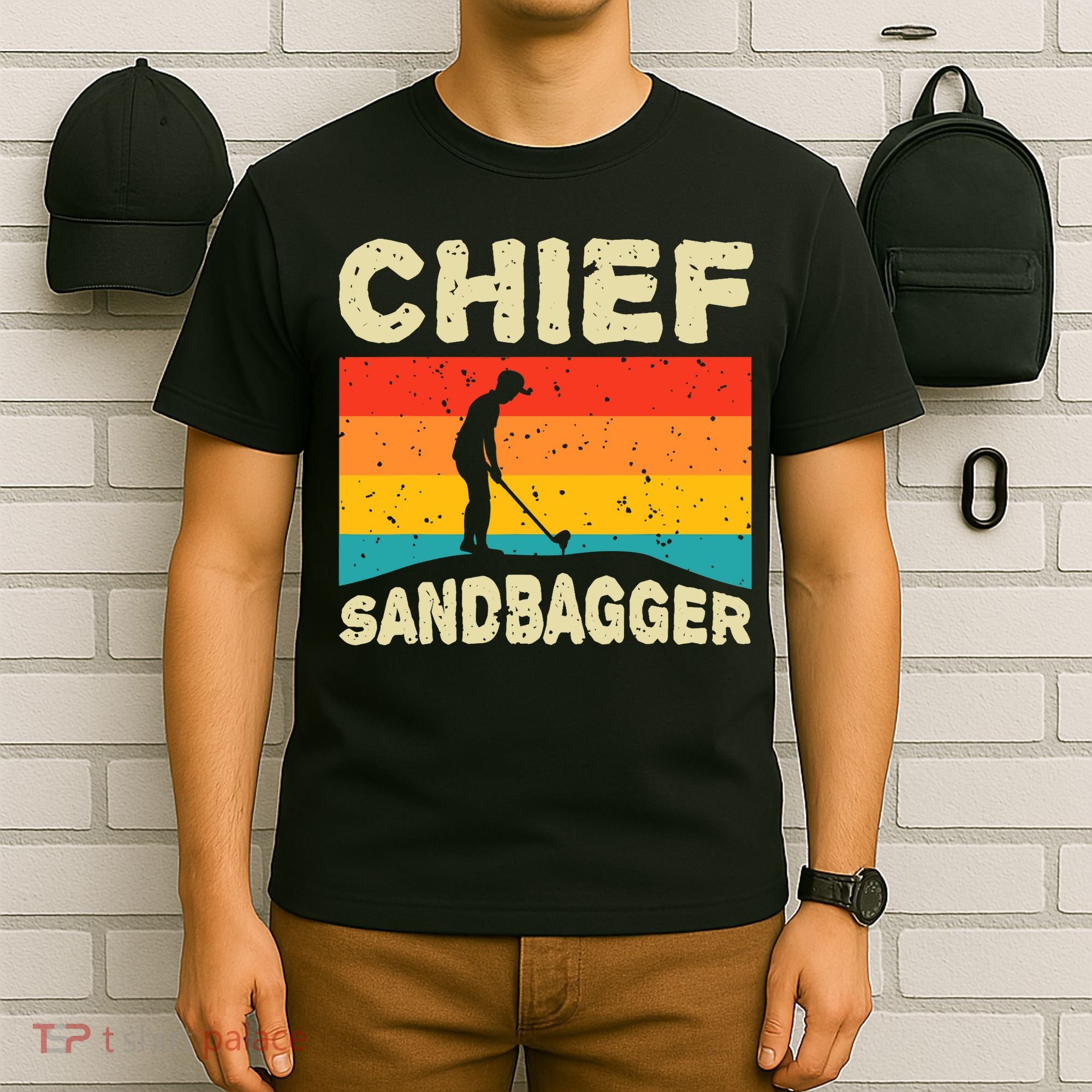 Chief Sandbagger Gag Golf T-Shirt