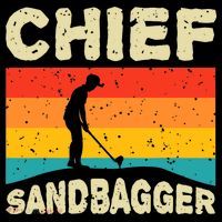 Chief Sandbagger Gag Golf Coaster thumb 2