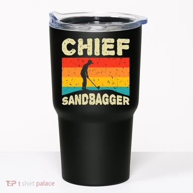 Chief Sandbagger Gag Golf Tumbler