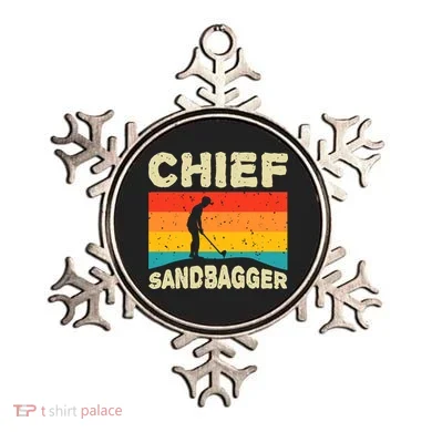 Chief Sandbagger Gag Golf Ornament