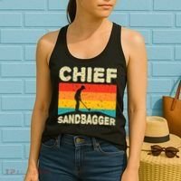 Chief Sandbagger Gag Golf Women's Tank Top thumb 2
