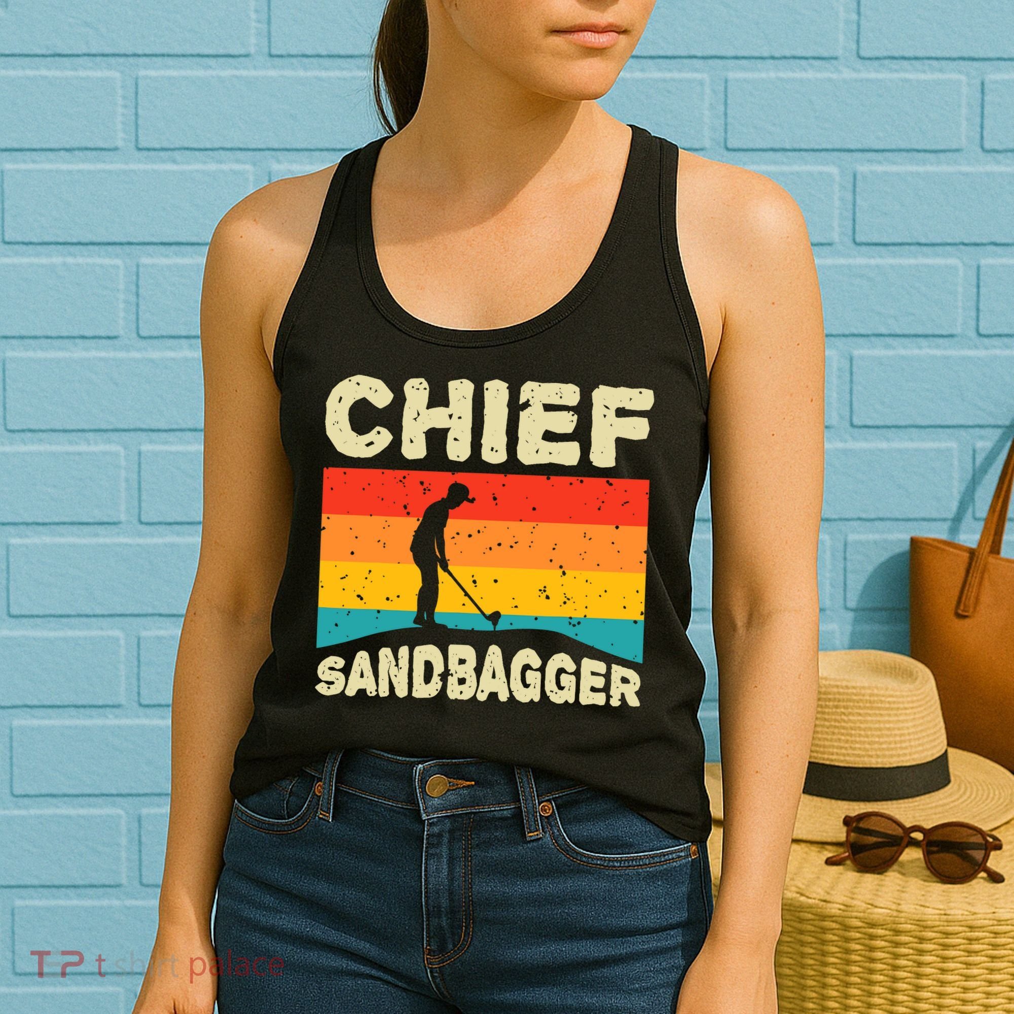 Chief Sandbagger Gag Golf Women's Tank Top