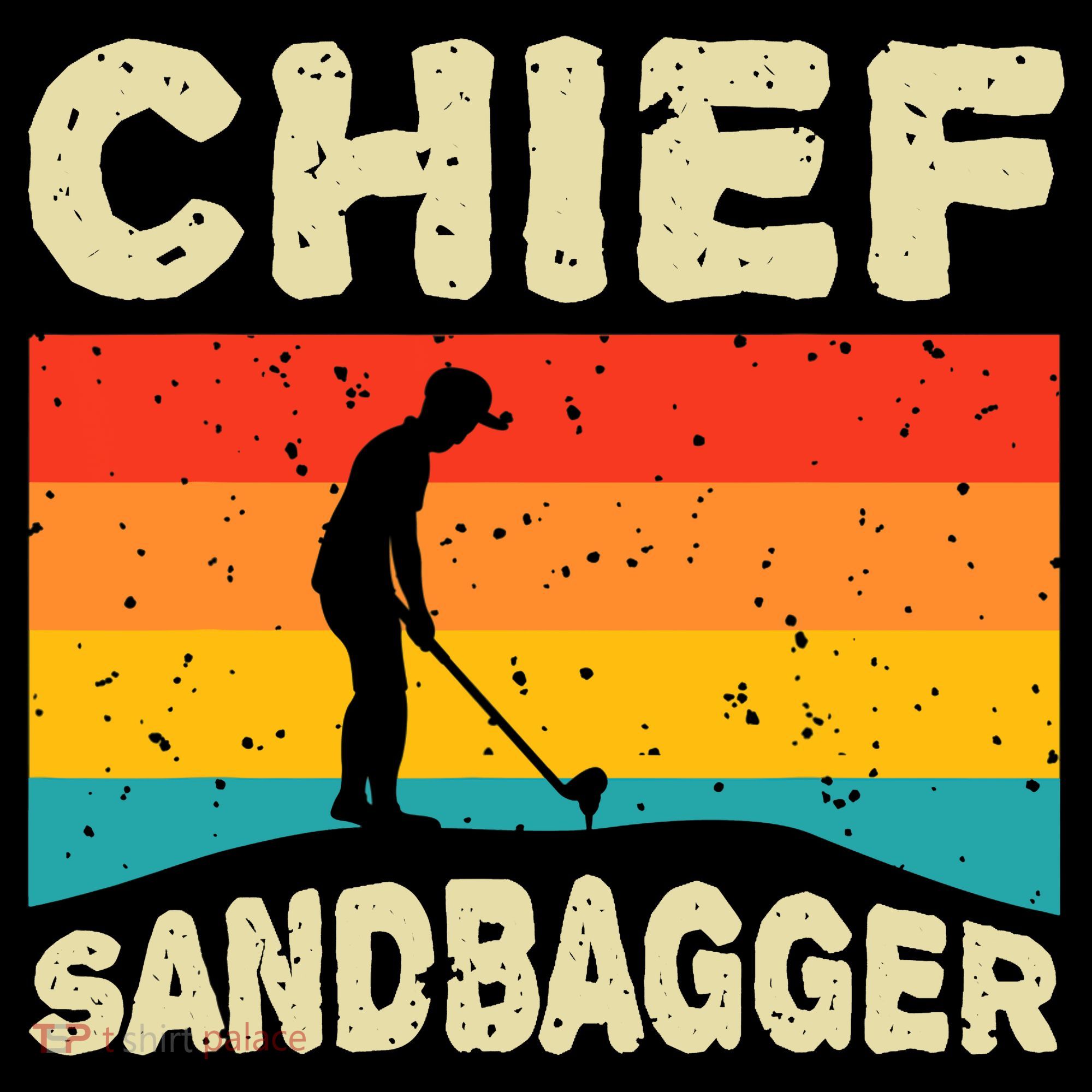 Chief Sandbagger Gag Golf Tank Top