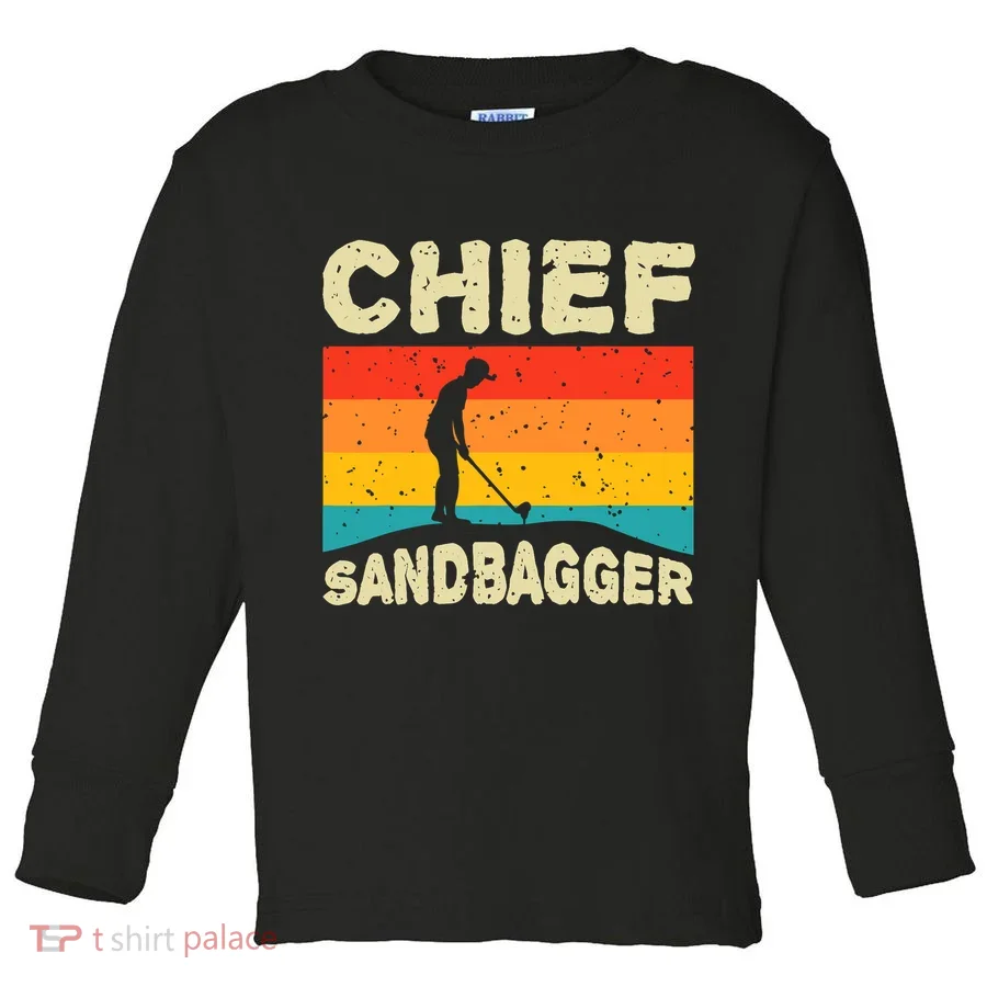 Chief Sandbagger Gag Golf Toddler Long Sleeve
