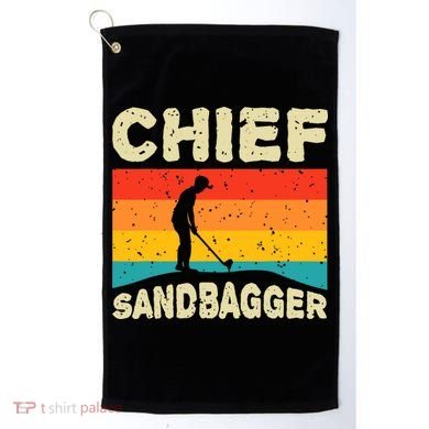 Chief Sandbagger Gag Golf Golf Towel