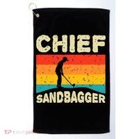 Chief Sandbagger Gag Golf Golf Towel thumb 0