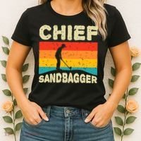 Chief Sandbagger Gag Golf Women's T-Shirt thumb 2