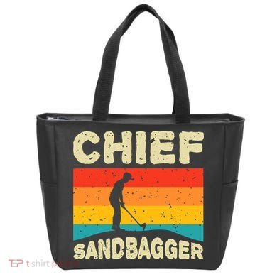 Chief Sandbagger Gag Golf Tote Bag