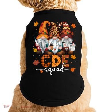 Cde Squad Gnome Nurse Leopard Thanksgiving Stethoscope Meaningful Gift Doggie Tank